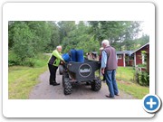 am geländegängigen Fahrzeug